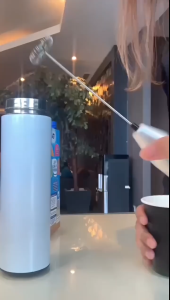 Tumbler Stainless Steel LED Digital Temperatur Suhu 500ml - Termos Suhu Air Dingin