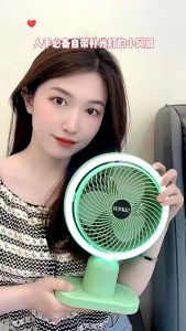 🔥SG Stock🔥New desktop small fan mini portable charging big wind usb home desktop fan Portable Mini Fan with Light