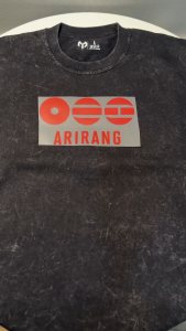 KPOP BTS ARIRANG Merch - Acid Washed Oversized Shirt - Jungkook V Jimin Jin Suga RM J-Hope
