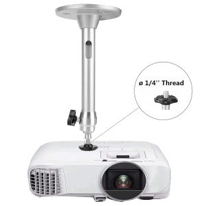 【Local Delivery】ZDSSY PA10 PA11 โปรเจคเตอร์ปรับได้ 18 ซม. หน้าจอเพดาน Wall Mount Bracket อลูมิเนียมหมุน DV กล้องถือขาตั้งโปรเจคเตอร์ แขวนโปรเจคเตอร์ อุปกรณ์เสริม