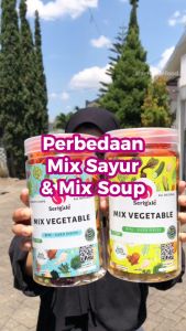 SERIGALE Keripik Sayur Mix I 1000 ML Toples I Wortel Kentang Okra Edamame I Camilan Sehat I Premium