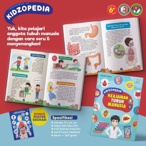 GMB Buku Anak Kidzopedia Keajaiban Tubuh Manusia Ziyad Books / Buku Ensiklopedia Anak / Buku Pengetahuan Anak / Buku Anak Kekinian