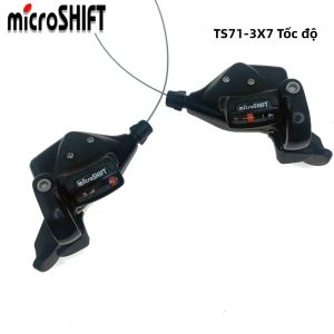MicroSHIFT Hợp Kim Nhôm Đen Phía Trước Phía Sau Cần Số Cho 3/7 21 Tốc Độ MTB Xe Đạp Hệ Thống Chuyển Số Phụ Kiện Xe Đạp