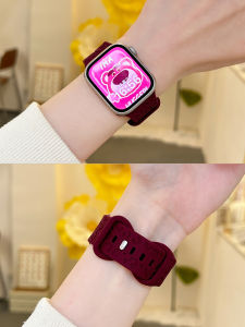 Uhada | Silicone Printed Apple Watch Band Butterfly Buckle