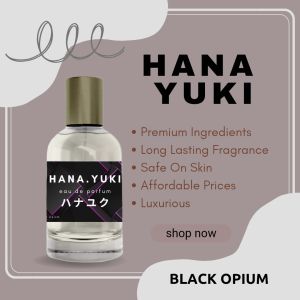 Parfume / Parfum / Hana Yuki / Eau De Parfum / Parfum Berkualitas / Parfum Tahan Lama / Parfum Mewah Black Opium
