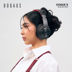 [BUY 1 GET 1] DOQAUS Vogue 5 2-in1 Wireless Headphones (25 hours Battery Life)