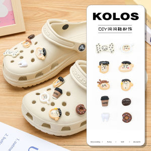 น่ารัก Spongebob 3d Crocs รองเท้าหัวเข็มขัด Original Hole รองเท้าดอกไม้อุปกรณ์เสริม < Ne1> Clogs คลิปตกแต่ง Diy รองเท้าหัวเข็มขัด Part