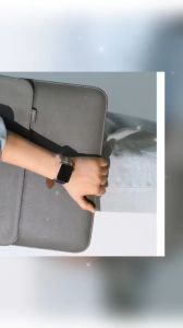 Túi chống sốc da cho laptop macboook  nắp gập Taikesen