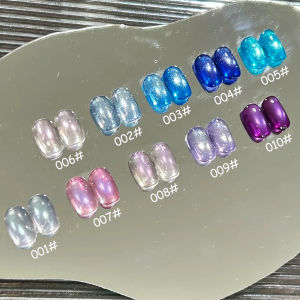 Bột Từ Tính Mật Độ Cao WS 2025 Màu Xanh Mắt Mèo Làm Móng Dạng Gel 1-10 Chiếc 10ml Chất Liệu Nhựa Dụng Cụ Làm Móng Chuyên Nghiệp