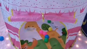(P)  ZH-117 Children Play Tent Boys Blue Castle and Pink Blue Castle Playhouse Tents for Indoor/Outdoor Use