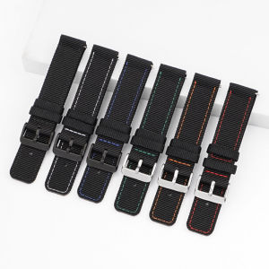 Nylon Watchband Strap Quick Release Band 18mm 20mm 22mm 24mm Universal WristBand Belt For Seiko Watch Replace Band Accessories