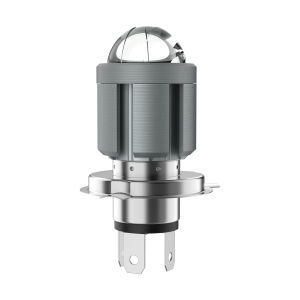 Đèn Pha LED Xe Máy Bullvision Universal H4 12-80V 6000K Trắng Cao Cấp Cận-Xa Có Đèn Angel Eye Bóng Đèn LED Cho Xe Máy