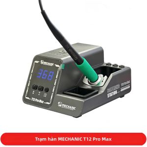 Mechanic | Trạm Hàn MECHANIC T12 Pro Max 120W Với Điều Khiển PID Làm Nóng Nhanh 4 Giây Chức Năng Ngủ Thông Minh Dành Cho Sửa Chữa Hàn PCB