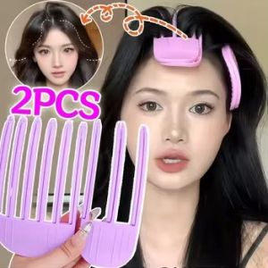 【Phụ Nữ Quyến Rũ 】 6/3 Răng Cao Hộp sọ Tóc Fluffy Tạo Hình Gió Nhựa Lược Pad Tóc Gốc Tóc kẹp tóc cho nữ Tạo Kiểu Tóc Fluffy Mũ Nón dụng cụ tạo kiểu tóc