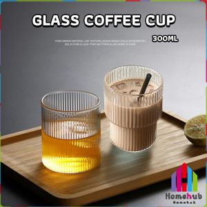 Homehub 300ml Glass Coffee Cup & Yogurt Mug: A Creative Transparent Drinkware