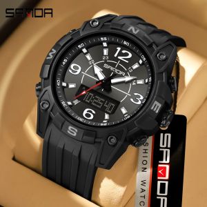 Sanda | SANDA Sports Watches Men LED Watch New Waterproof Digital Wrist Watches Shockproof Sports Watches for Man Electrionic Clock