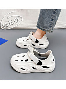 Dép Đi Biển Đế Dày Chống Trượt Mùa Hè Cho Nữ Dép Đi Biển EVA Đế Cao Su Thoáng Khí Đế Xuồng Phong Cách Thường Ngày