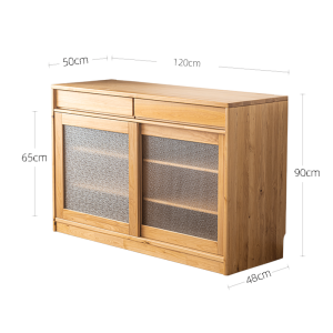 YIJU NIAO | Solid Wood Storage Cabinet 1.2m