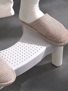 BLIVO เก้าอี้วางเท้าสำหรับนั่งขับถ่าย ช่วยให้ขับถ่ายง่าย ที่วางเท้าในห้องน้ำ เก้าอี้วางเท้า เก้าอี้นั่งส้วม สตูลวางเท้า