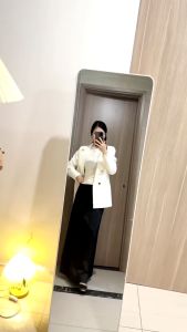 Chân Váy Lụa Dáng Dài Kiểu Midi Xòe Cạp Trễ Lưng Có Chun Cao Cấp - TQ216