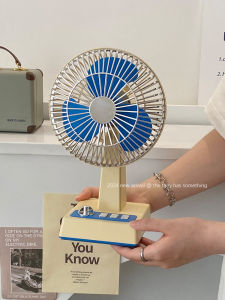 พัดลมโต๊ะ USB ระบายอากาศได้ดี ลมแรง ใช้งานเงียบ สำหรับใช้ในออฟฟิศ หอพัก อุปกรณ์เสริม พัดลมหมุนได้ ลมเย็น