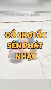 [Đồ chơi giáo dục] Đồ Chơi Ốc Sên Bò Có Đèn Nhạc Vui Nhộn Cho Bé