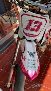Decal Stiker New Dtracker 150 Striping Custom Klx 150 New Dtracker Warna Pink D-A4-129 A4-384 A4-267