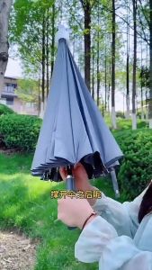 Prakan EOSM ร่มมีเคสกันUV 16ก้าน กันฝนและแสงแดด เคสยาวด้ามยาว โครงสร้างก้านร่ม ทนทาน แข็งแรง Umbrella