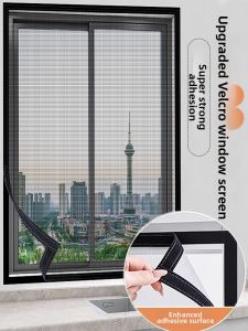 ZTION | Durable Mosquito Net Curtain Easy Installation Self-Adhesive Strip
