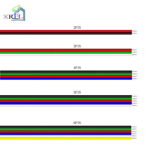 Ws2812b 22AWG dây dẫn cáp 2pin/3pin/4pin/5pin cho ws2811 5050 2835 5730 đèn dải Led 1m/5M