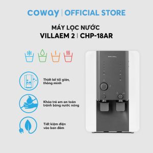 [Chỉ giao trong nội thành HCM và Hà Nội] Máy lọc nước Coway Villaem 2 CHP-18AR  Dung tích 11L  Máy lọc nước để bàn 4 chế độ nước uống | Hàng chính hãng