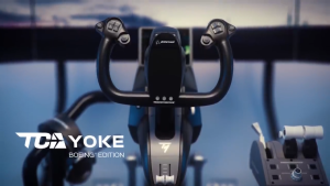 Thrustmaster TCA Yoke Pack Boeing Edition 1:1 Boeing 787 Yoke PENDUL_R Mechanism Throttle Quadrant Levers 100% Metal Frame Xbox PC