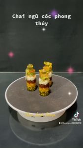 Chai ngũ cốc phong thuỷ của ăn của để bày ban thờ ( Kèm Thỏi Vàng thu hút Tài Lộc Dư Giả Cả Năm)- TamLinhNgocBao