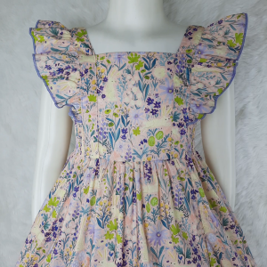Big Joy Girls Casual Dress Bryce Floral With Ruffle Design For Ages 1 to 6 Years Old 554446
