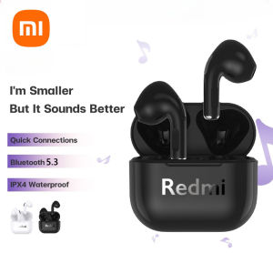 【HOT SALE】Redmi Bluetooth Earphones TWS Wireless Immersive Sound HIFI With Mic Headset Touch Control Earbuds Xiaomi iPhone