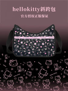 Tidecolor Hello Kitty Large Capacity Crossbody Bag Womens Single Shoulder Bag Casual Youth Style Fashionable Cartoon Design