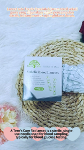 TREES CARE SOFTCLIX BLOOD FLAT LANCETS (SIZE: 30G) 50S/100S