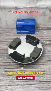 Akebono AN-492WK Kampas Rem Belakang Brake Pad Crv 02-06 Stream 2.0 01-07 Cielo 93-97 Maestro 89-93 SX4 07-13 Neo Baleno 07-10