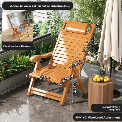 ZHUSHANXIA | Elderly-Friendly Folding Recliner Chair