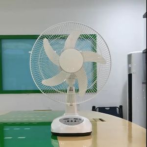 14inch Solar Table Fan Rechargeable with Panel Solar Table Electric Fan Emergency Light Power Bank Hot Selling