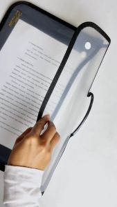 Topla Map Plastik Kancing 2 Jaring Folio  / School Bag Cerdas F4 / Tas Dokumen F4