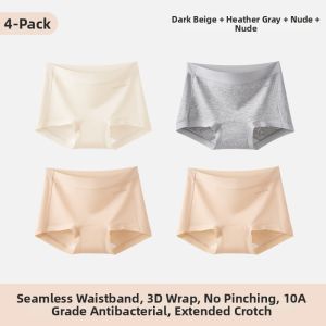 Yuzhaolin | Antibacterial No痕 Flat Underwear Female Thin Summer Style 2026 New Leak-Proof Boxers