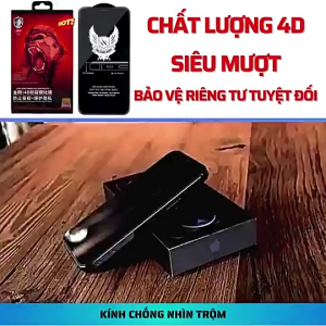 Kính cường lực iphone chống nhìn trộm KINGKONG dán màn hình ip xr xs max 11 12 13 14 15 16 pro max