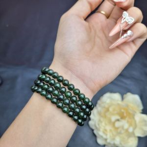 chuỗi 108 hạt 6li Ngọc bích Canada