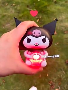 Cartoon Kuromi Toy Can Says \"I Love You\" Kids Toys Ornament Gift Keychain Girlfriend Gift