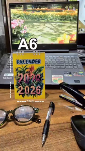 KALENDER 2026 A6 KALENDER MEJA SOUVENIR KALENDER 2026 CUSTOM KALENDER MINI KALENDER MURAH 2026 ISI 12 LEMBAR