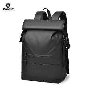 Wiresto Men Backpack Laptop Backpack Travel Backpack Business Bag Fashion College Backpack Casual Shoulder Bag Anti Theft Backpack Multi Layer Design Large Capacity School Bag Camping Bag