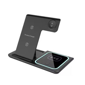 2025 3 in 1 Fast Qi2 Phone Magnetic Wireless Charger for Iphone Samsung Huawei Portable Foldable Wireless Charger