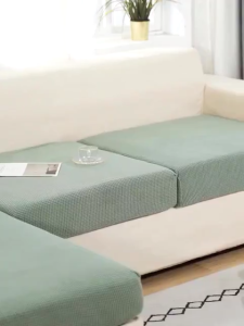 Elastic Sofa Seat Cover Stretchable Couch Cushion Slipcovers Anti-Slip Dust Sofa Cushion Cover