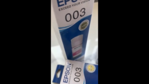 Epson 003 Ink Original 003 L3210 L3256 L3550 L3250 L5590 L3216 L1256 L11050 L1250 L5296 L5290Printer